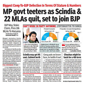 In 2020 (4), 22 (4) rebels in Congress defect to BJP!